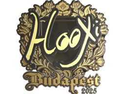 Sticker | HooXi (Gold) | Budapest 2025
