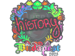 Sticker | History (Holo) | Budapest 2025