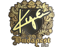 Sticker | kye (Gold) | Budapest 2025