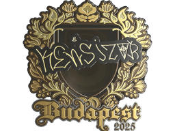 Sticker | kensizor (Gold) | Budapest 2025