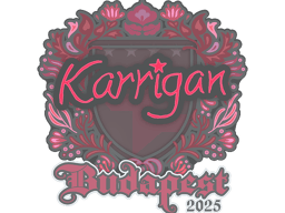 Sticker | karrigan | Budapest 2025