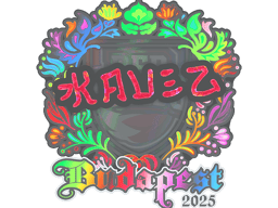 Sticker | kauez (Holo) | Budapest 2025