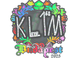 Sticker | kl1m (Holo) | Budapest 2025