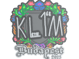 Sticker | kl1m (Embroidered) | Budapest 2025