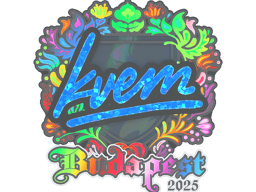 Sticker | Kvem (Holo) | Budapest 2025