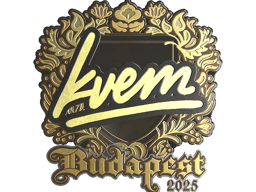 Sticker | Kvem (Gold) | Budapest 2025