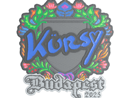 Sticker | Kursy (Embroidered) | Budapest 2025