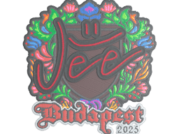 Sticker | Jee (Embroidered) | Budapest 2025