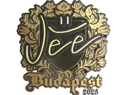 Sticker | Jee (Gold) | Budapest 2025