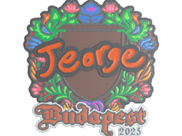 Sticker | jeorge (Embroidered) | Budapest 2025