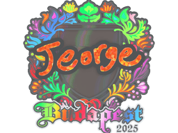 Sticker | jeorge (Holo) | Budapest 2025