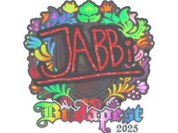 Sticker | jabbi (Holo) | Budapest 2025