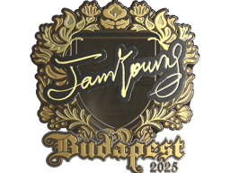 Sticker | JamYoung (Gold) | Budapest 2025