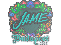 Sticker | Jame (Embroidered) | Budapest 2025