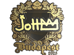 Sticker | jottAAA (Gold) | Budapest 2025