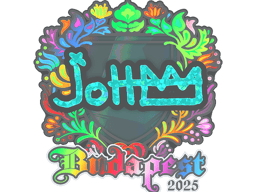 Sticker | jottAAA (Holo) | Budapest 2025