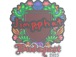 Sticker | Jimpphat (Embroidered) | Budapest 2025