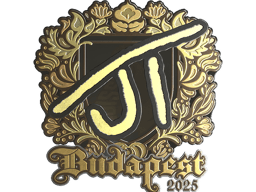 Sticker | JT (Gold) | Budapest 2025