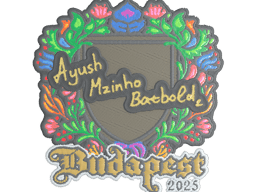 Sticker | mzinho (Embroidered) | Budapest 2025