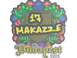 Sticker | makazze (Embroidered) | Budapest 2025