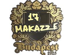 Sticker | makazze (Gold) | Budapest 2025