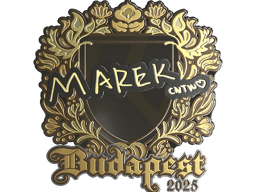 Sticker | Marek (Gold) | Budapest 2025