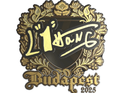 Sticker | L1haNg (Gold) | Budapest 2025