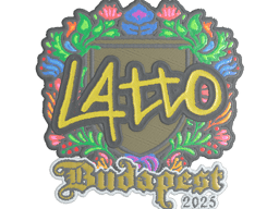 Sticker | latto (Embroidered) | Budapest 2025
