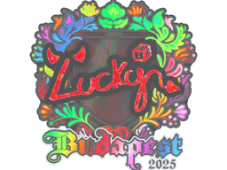 Sticker | Lucky (Holo) | Budapest 2025
