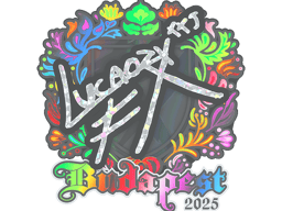 Sticker | Lucaozy (Holo) | Budapest 2025