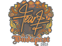 Sticker | fEAR | Budapest 2025
