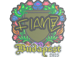 Sticker | FlameZ (Embroidered) | Budapest 2025
