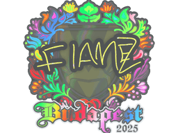 Sticker | FlameZ (Holo) | Budapest 2025