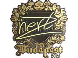 Sticker | NertZ (Gold) | Budapest 2025