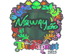 Sticker | noway (Holo) | Budapest 2025