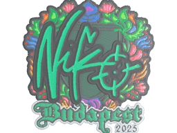 Sticker | NiKo (Embroidered) | Budapest 2025