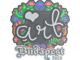 Sticker | arT (Embroidered) | Budapest 2025