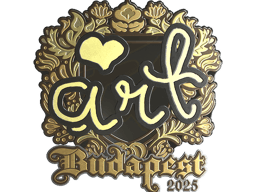 Sticker | arT (Gold) | Budapest 2025