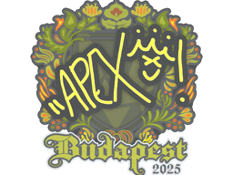 Sticker | apEX | Budapest 2025
