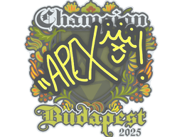 Sticker | apEX (Champion) | Budapest 2025
