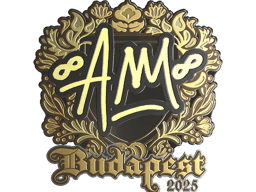 Sticker | AW (Gold) | Budapest 2025