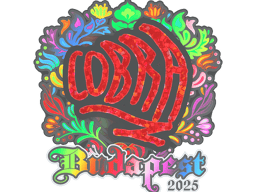 Sticker | cobra (Holo) | Budapest 2025