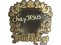 Sticker | chayJESUS (Gold) | Budapest 2025