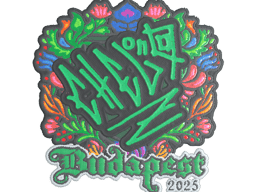 Sticker | chelo (Embroidered) | Budapest 2025