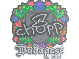 Sticker | chopper (Embroidered) | Budapest 2025