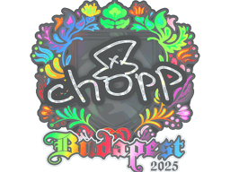 Sticker | chopper (Holo) | Budapest 2025
