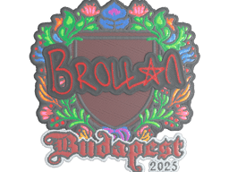 Sticker | Brollan (Embroidered) | Budapest 2025