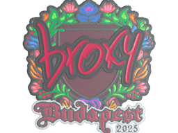 Sticker | broky (Embroidered) | Budapest 2025