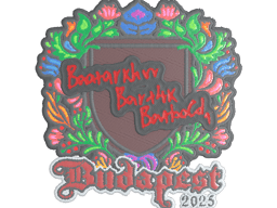 Sticker | Bart4k (Embroidered) | Budapest 2025