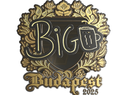Sticker | biguzera (Gold) | Budapest 2025